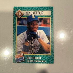 Sports Illustrated Swim Green and Blue Trading Cards rookie ken Griffey jr mint